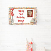 Girl's Birthday Party | Mouse & Cupcake Photo Banner (InSitu)