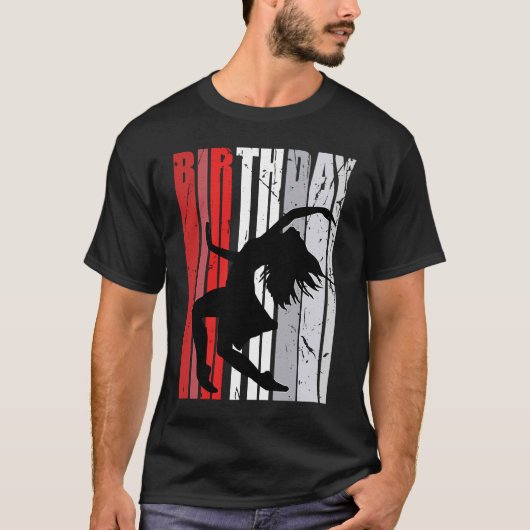 Girls Birthday Red Dance Dancer Expressive Music L T-Shirt (Vorderseite)