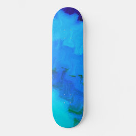 Girls Blue Gefärbte Krawatte Skateboard