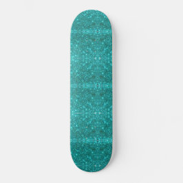 Girls Blue Sparkle Skateboard