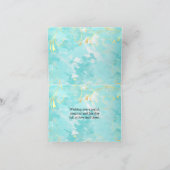 Girls Blume Einhorn Valentinstag Karte (Innenseite)