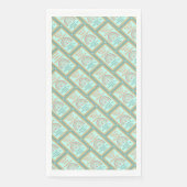 Girl's Boho Birthday Magic Mint grün Serviette (Vorderseite)