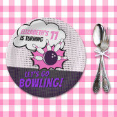 Girls' Bowling Birthday Bash Pappteller