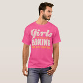 Girls Boxing Quote Novelty Boxer Geschenk T-Shirt (Vorne ganz)