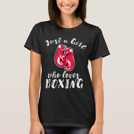 Girls Boxing T - Shirt T-Shirt Top Friends Rachel (Vorderseite)