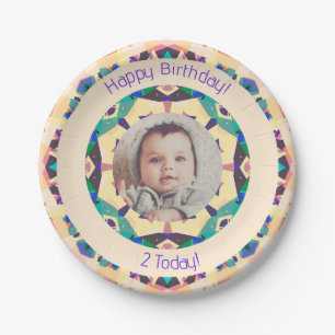 Girls Boys Happy Birthday Star Custom Age Foto Pappteller