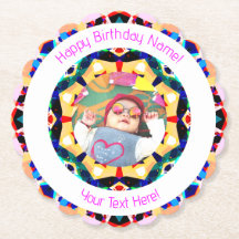 Girls Boys Happy Birthday Star Custom Age Foto