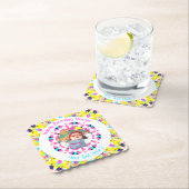 Girls Boys Happy Birthday Star Custom Age Foto Untersetzer (Vor Ort)