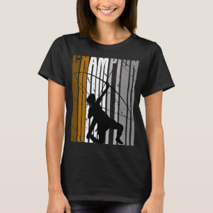 Girls Brown Archery Champion Birthday Archer gewin T-Shirt
