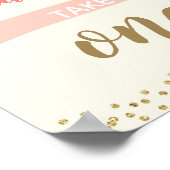 Girls Bunny Favor Sign 8x10 inch Poster (Ecke)