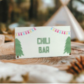 Girl's Camping Food Zelt Cards