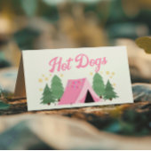 Girl's Camping Food Zelt Cards