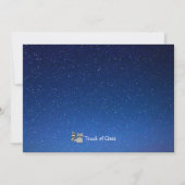 Girls Camping Geburtstagseinladung Einladung (Rückseite)