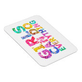 Girls Can Do Everything motivational daughter Magnet (Rechte Seite)