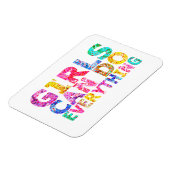 Girls Can Do Everything motivational daughter Magnet (Linke Seite)