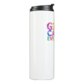 Girls Can Do Everything motivational daughter Thermosbecher (Nach links gedreht)