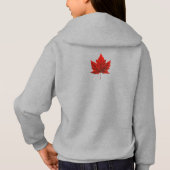 Girl's Canada Jacket Kid's Personalisiert Hoodie (Rückseite)