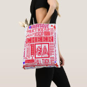 Girls Cheerleader Typografie in Red Tasche (Von Nahem)