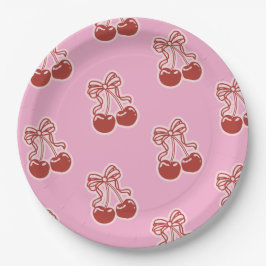 Girls Cherry Sweet 16th Birthday  Pappteller