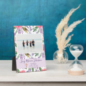 Girls Christliche Taufe Gedenkstätte Fotoplatte (Seite)