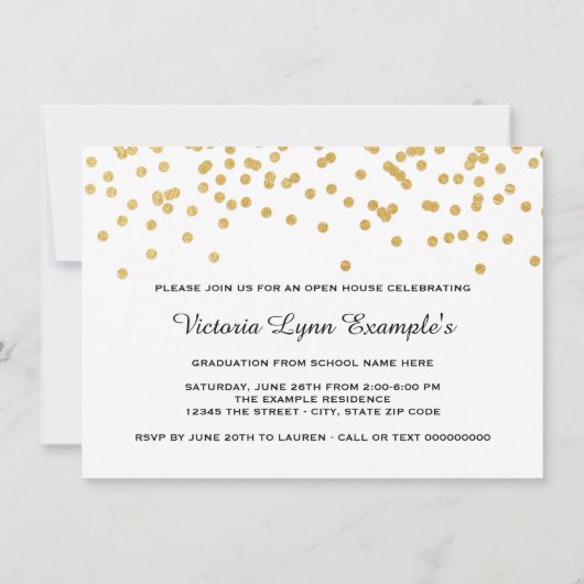 Girls Class of 2015 Graduation Ankündigungen (Rückseite)