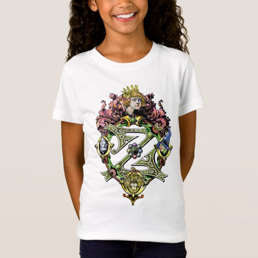 Girls Classic Wizard von Oz Royalty T - Shirt (Vorderseite)
