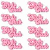 Girls Club Aufkleber (Vorderseite)