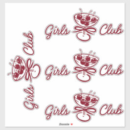 Girls Club Aufkleber