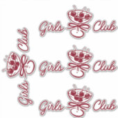 Girls Club Aufkleber (Vorderseite)