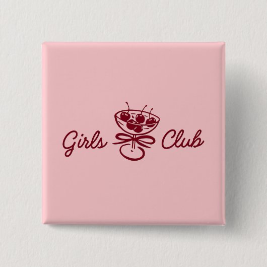 Girls Club Button (Vorderseite)