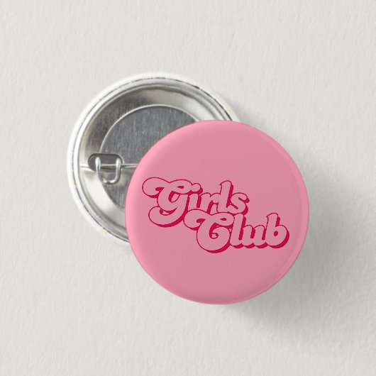 Girls Club Button (Vorne & Hinten)