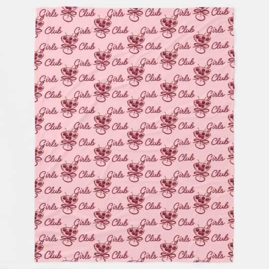 Girls Club Fleecedecke (Vorderseite)