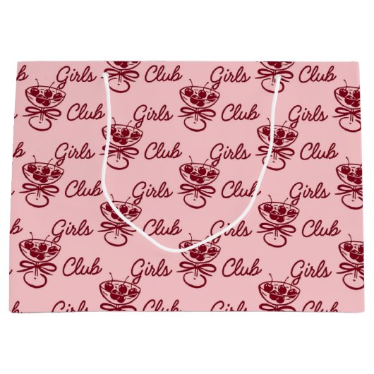 Girls Club Große Geschenktüte (Vorderseite)