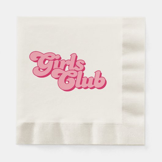 Girls Club Serviette (Vorderseite)