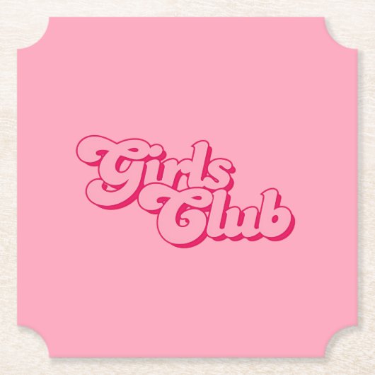 Girls Club Untersetzer (Vorderseite)