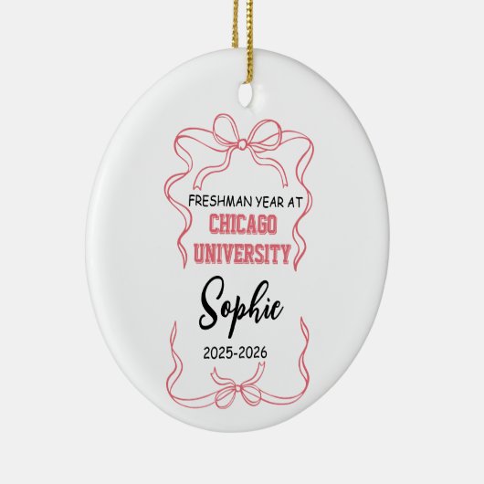 Girls College Ornament, University student Keramik Ornament (Rechts)