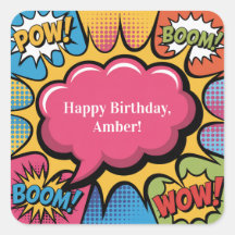 Girls’ Colorful Pop Art Birthday Party