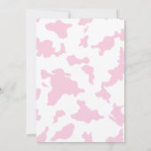 Girls Cowgirl Einladung (Rückseite)