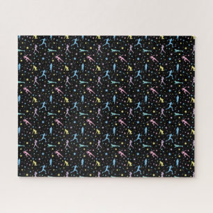 Girls Cross Country, Track Field, Marathon Runner Puzzle