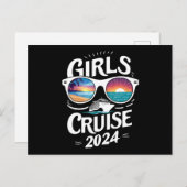 Girls Cruise Trip 2024 Urlaub Liebhaber Postkarte (Vorne/Hinten)