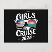 Girls Cruise Trip 2024 Urlaub Liebhaber Postkarte (Vorderseite)