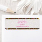 Girls Cupcakes Rücksendeadresse (Insitu)