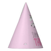 Girls Cute Pink Unicorn Kids Birthday Partyhütchen (Links)