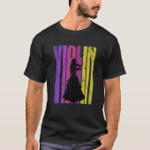Girls Cute Violin Daughter Queen Violinist Player  T-Shirt (Vorderseite)