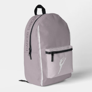 Girls Dance Bags - Lila Tanzteam-Backpack Bedruckter Rucksack
