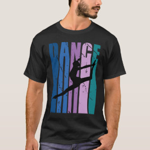 Girls Dance Colors Dance Retro Coach Coach T-Shirt