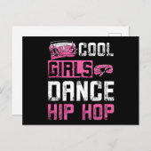 Girls Dance Hip Hop Postkarte (Vorne/Hinten)