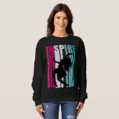 Girls Dance Inspire Coach Dancer Retro Dancing Sweatshirt (Vorne ganz)