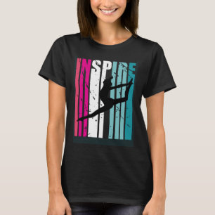 Girls Dance Inspirier Coach Dance Retro Dancer T-Shirt