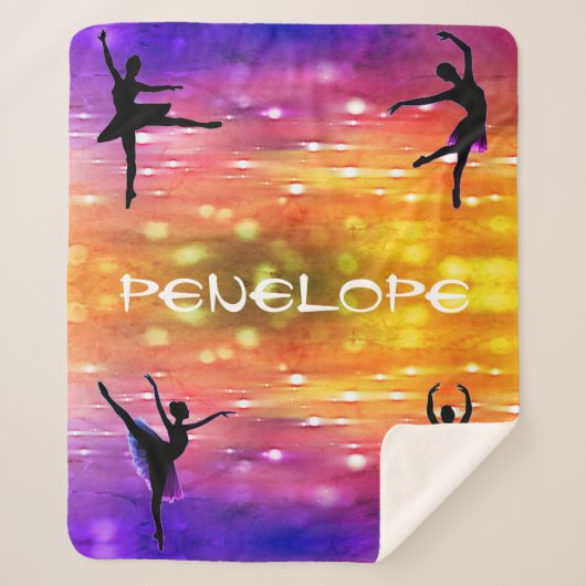 Girls Dance Multicolored Sherpadecke (Vorderseite)